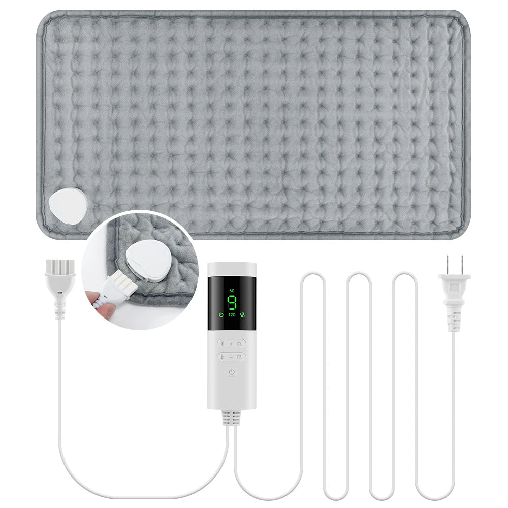 Electric Heating Pad for Back, Neck & Shoulders