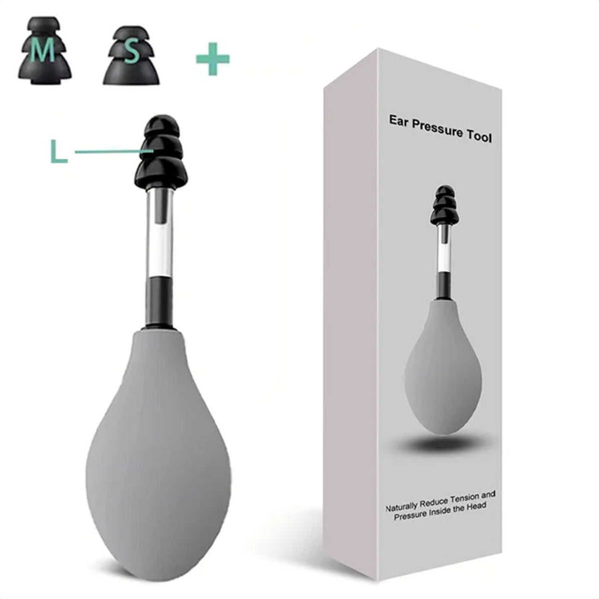 Alivenza Ear Pressure Relief Tool - gray