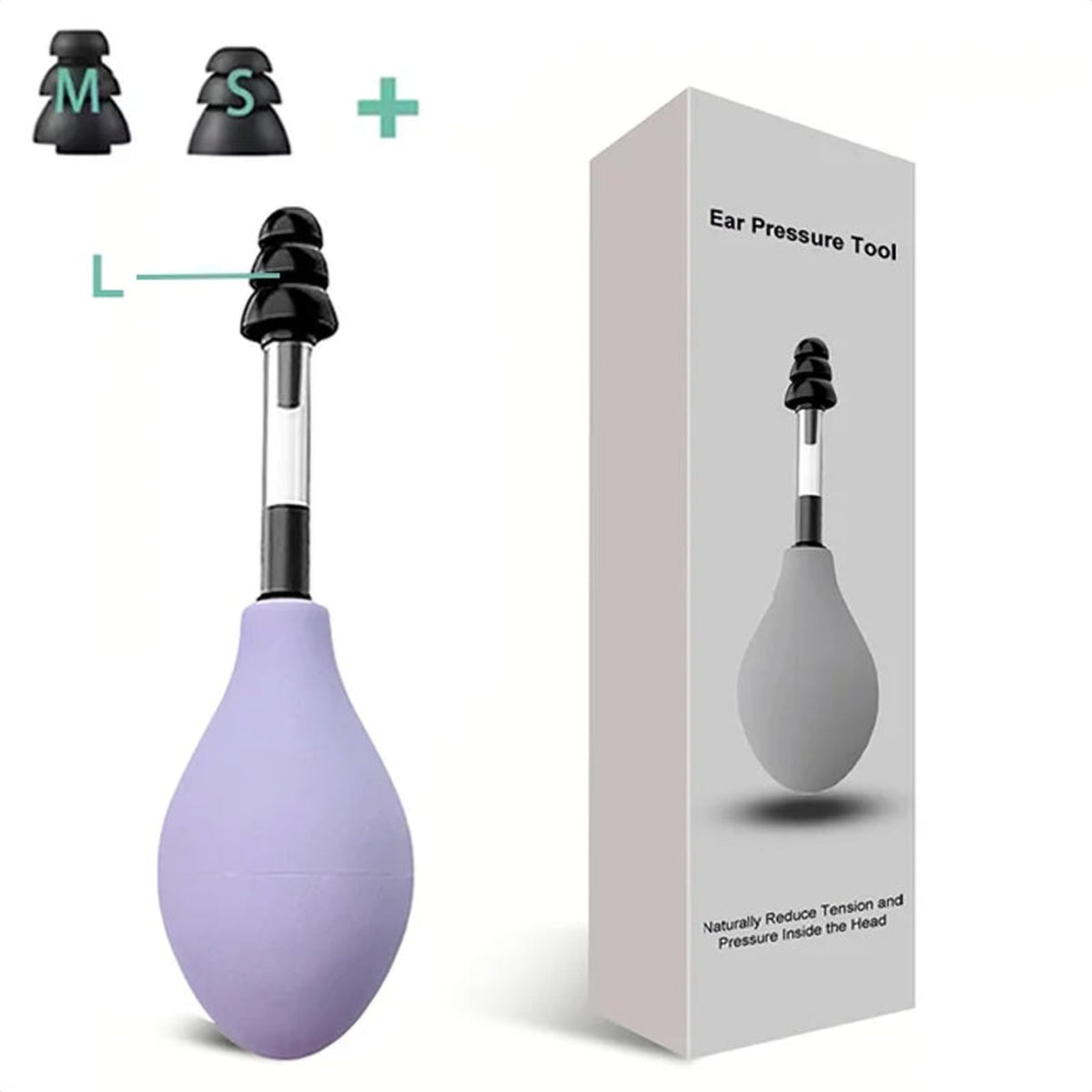 Alivenza Ear Pressure Relief Tool - purple